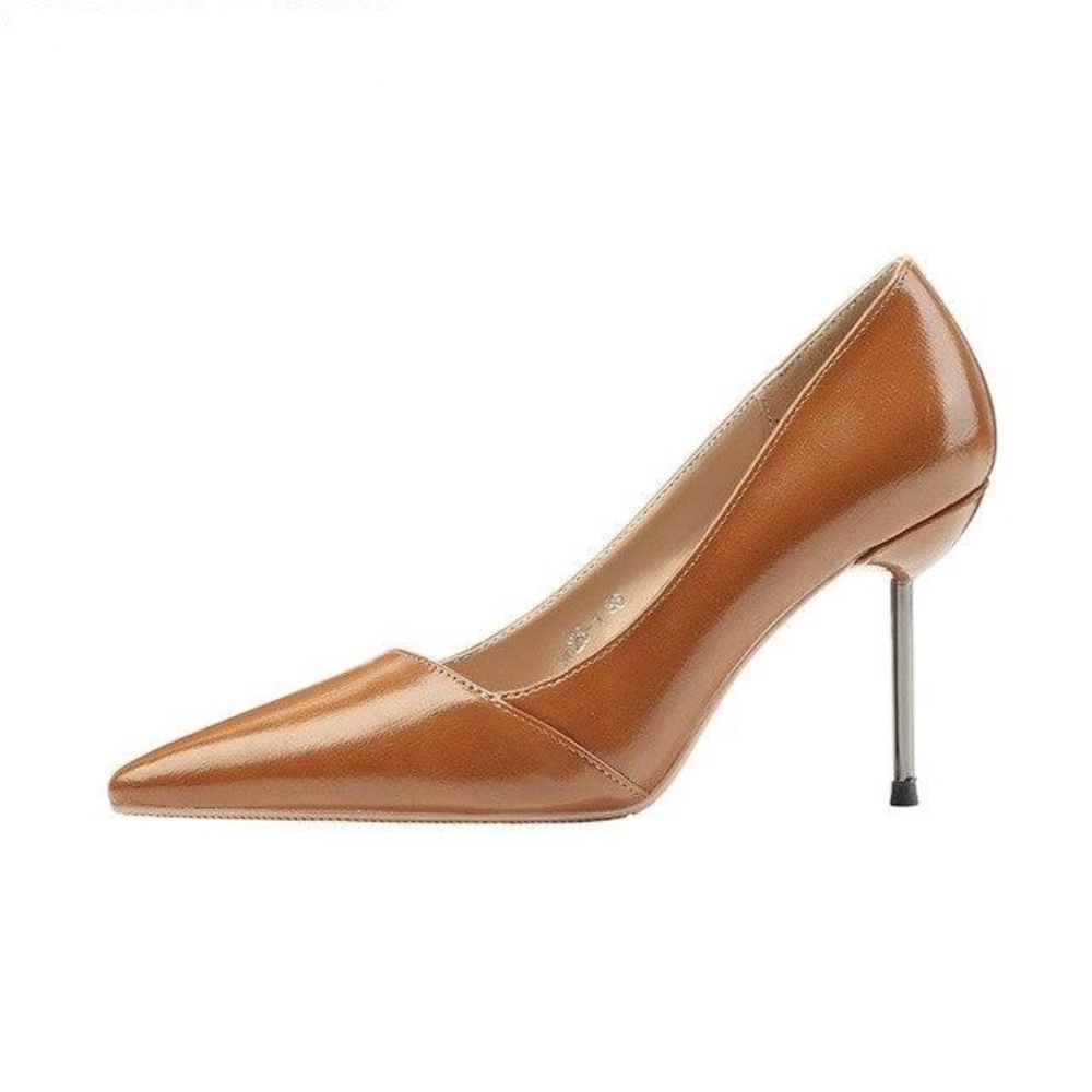 New! Ladies Classy Genuine Leather High Heel Shoes